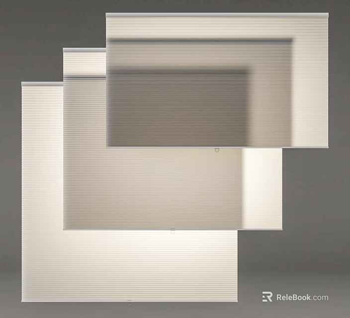 Modern Textured Curtains With Various Patterns And Light Filtering Design For Home Interiors 3d model