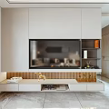 Elegant Modern Open Living And Dining Room With Sofa Dining Table And Decorative Lighting