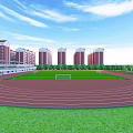 modern playground 3d model