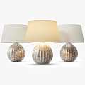 Ceramic table lamp I am a table lamp fabric table lamp bedside table lamp 3d model