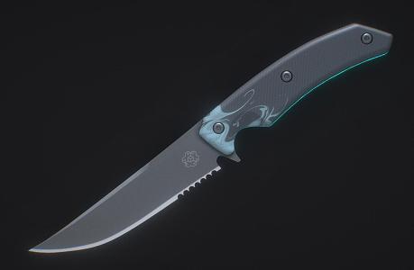 Knife Pickle Knife Weapon Dagger Sword 3d model