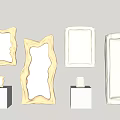 Modern Mirror Combination 3d model