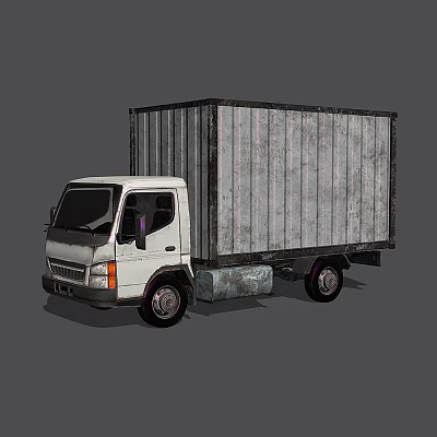 Old Truck Modern Truck 3d model