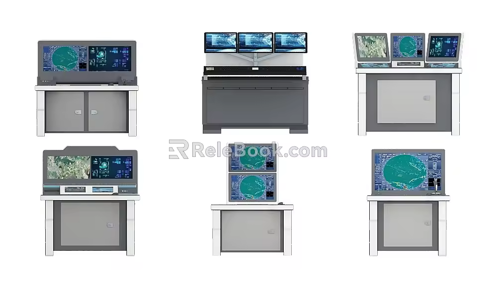 Operating console 3d model