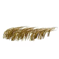 Garden Ornaments Featuring Golden Decorative Grass For Outdoor Garden Decor