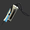 Portable Medical Device With Display Screen Buttons Probe And Coiled Cable