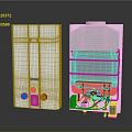 White Household Appliance With External Design And Internal Pipes Heating Components