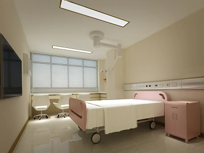 modern ward 3d model