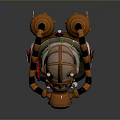 laser tower turret turntable sci-fi tower defense game tower defense sci-fi turret game turret game turret 3d model