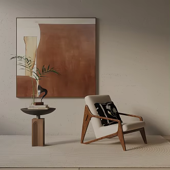 modern leisure chair 3d model