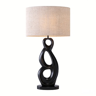 Modern Table Lamp Fabric Table Lamp 3d model