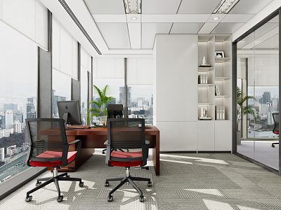 Modern Office President's Office 3d model