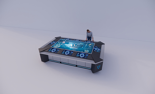 modern all-in-one machine 3d model