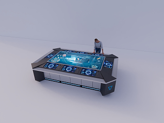 modern all-in-one machine 3d model