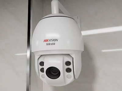 HIKVISION Dome Surveillance Camera For Security Monitoring Wall Mounted Design 3d model