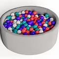 Kids Play Equipment Soft Padded Ball Pit With Colorful Balls For Children
