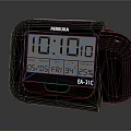 Modern alarm clock alarm clock alarm clock for children 3d model