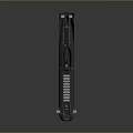 Military Submarine Weapon System With Gray Hull Red Bottom And Periscope