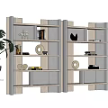 Modern Bookshelf Bookcase 3d model