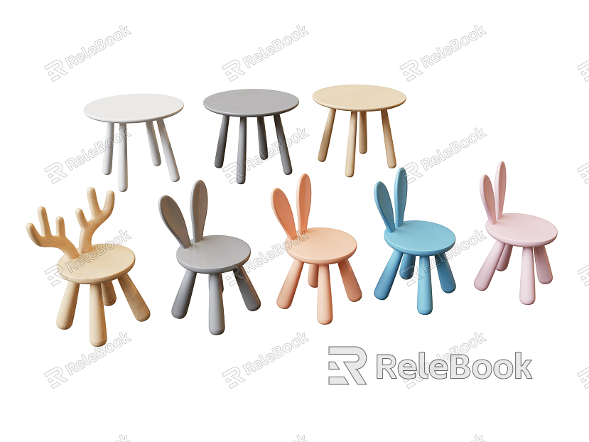 Nordic Children's Tables and Chairs model