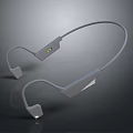 Lightweight Wireless Neckband Headphones Ergonomic Modern Sleek Design With LED Indicator