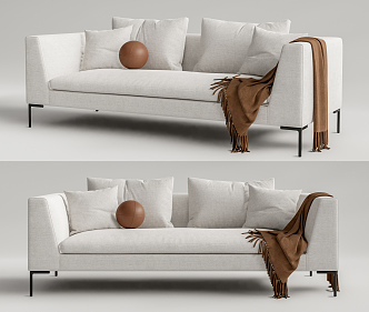 Modern Multiplayer Sofa 3d model