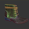 Modern Boots Women's Boots Leather Boots Men's Boots Leather Martin Boots 3d model