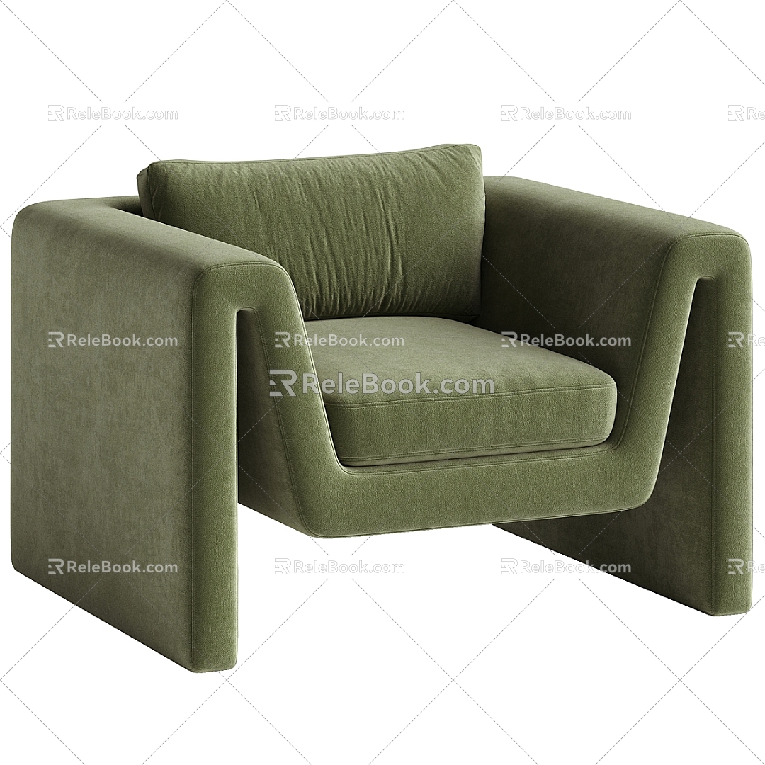 modern armchair 3d model