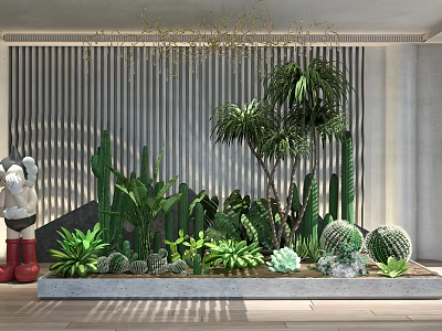 Modern Plant Landscape Plant Heap 3d model