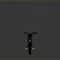 Red and Black KAVU Off Road Motorcycle with Modern Design Details