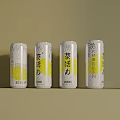 Tea Energy Lemon Flavor Drink Cans With Modern Packaging Design