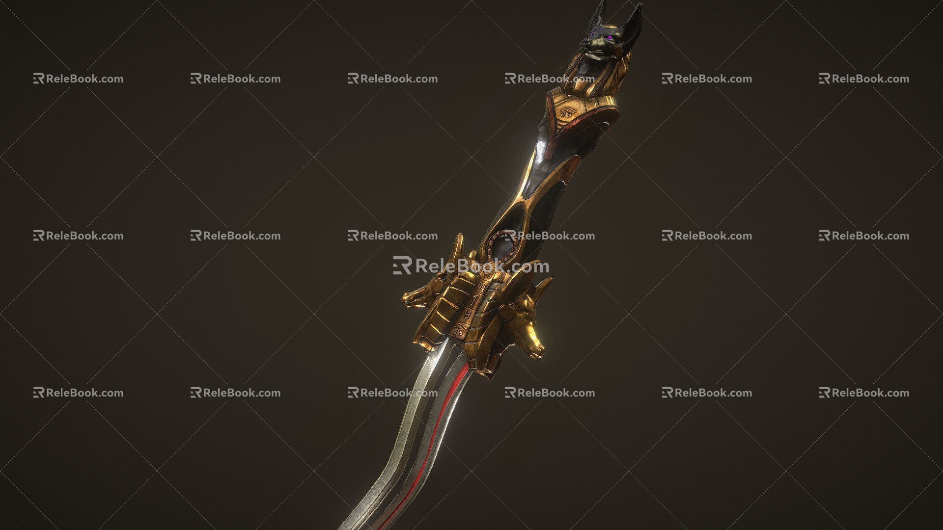 Hell Dagger Mysterious Weapon 3d model