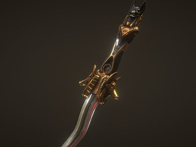 Hell Dagger Mysterious Weapon 3d model