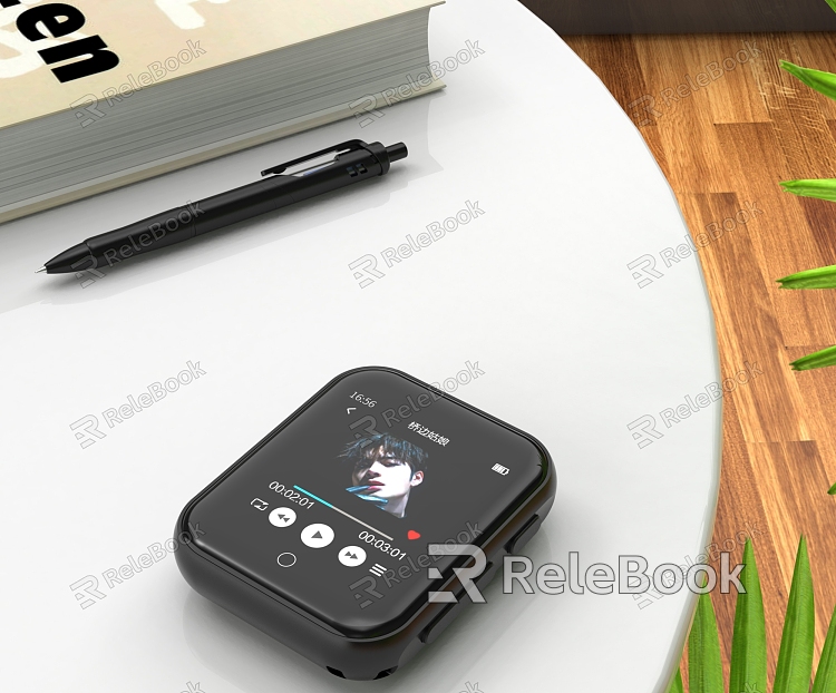 Modern music player pen book music player model