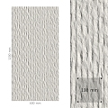 Gypsum three-dimensional background wall siding 3d model