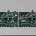 Industrial Equipment Dual Circuit Boards With Integrated Chips Multiple Ports For Industrial Use