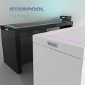 Medical Spa Table For Therapeutic Use In Healthcare Facilities With White Surface And Modern Design