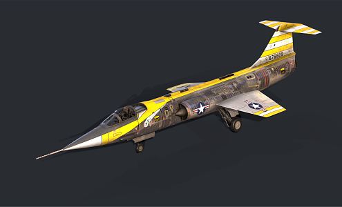 Modern Fighter Starfighter 3d model