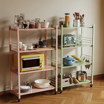 Modern Storage Rack 3d model