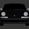 Classic Blue Sports Car With Sleek Design Shiny Exterior And Silver Wheels