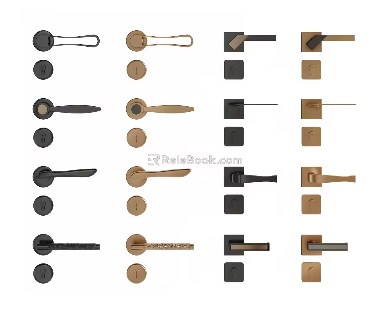 Door Handle Door Handle Combination 3d model