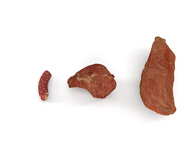 Modern Food Meat Tendon Sausage 3d model Modern Food Meat Tendon Sausage 3d model