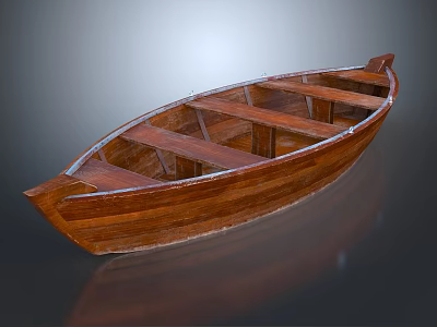 Modern Boat Small Boat Fishing Boat Speedboat Single Boat 3d model