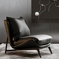 Minotti lounge chair 3d model