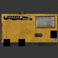 FIRMAN Portable Yellow Power Generator With Control Panel And Ventilation Grilles