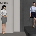 Two Women In Professional Wear In Modern POLIFORM Interior