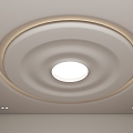 House Silent Style Ceiling Round Special-Shaped Ceiling Cream Wind Ceiling Lamp Study Room Ceiling Living Room Ceiling Bedroom Ceiling House Silent Wind Ceiling Lamp 3d model