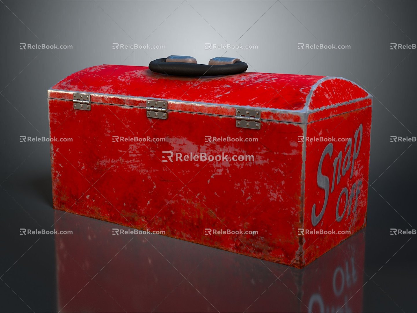 Tool Box Iron Box Iron Box Iron Trunk Box Box Box Luggage Leather Box Leather Box Container 3d model