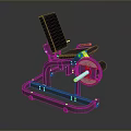 Professional Leg Extension Fitness Machine With Adjustable Seat And Weight Plates