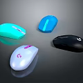 Colorful Wireless Gaming Computer Mice With RGB Lighting And Ergonomic Design Features